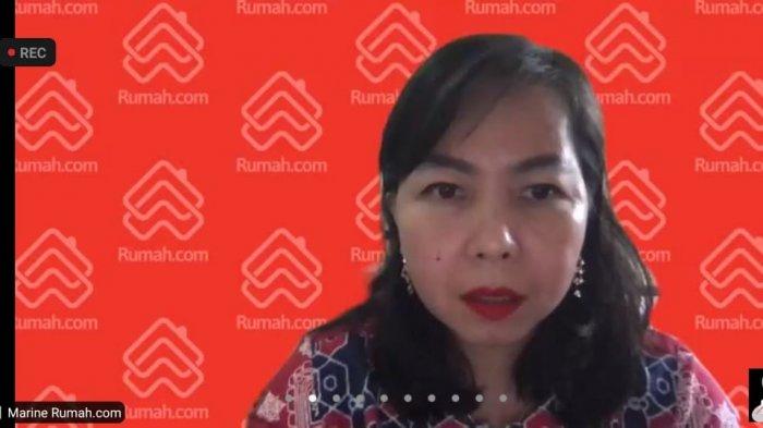 Country Manager Rumah.com Marine Novita menjelaskan hasil data survei Consumer Sentiment Study H1 2021 yang dilakukan Rumah.com pada semester 1 2021.