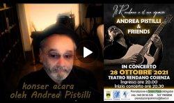 Alip Ba Ta akan Tampil di Konser Gitaris Italia Andrea Pistilli di Hari Sumpah Pemuda 28 Oktober Ini