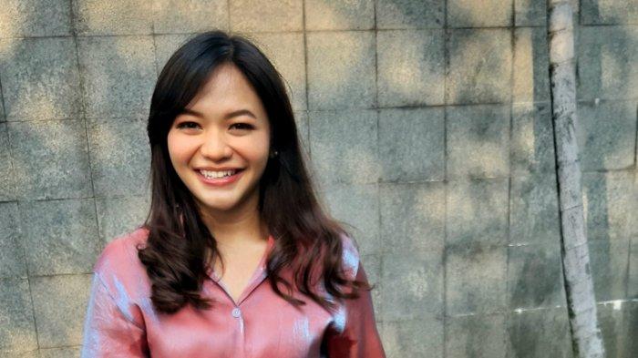 Pemain sinetron Amel Carla di TransTV, Jalan Kapten Tendean, Mampang Praparan, Jakarta Selatan, Kamis (23/7/2020).