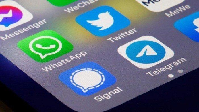 Aplikasi pesan instan WhatsApp, Signal, dan Telegram
