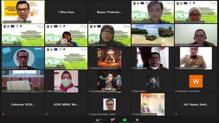 Apeksi bersama UCLG ASPAC menggelar Pelatihan Nasional Kerja Sama Pemerintah Daerah untuk Pembangunan Berkelanjutan II secara virtual