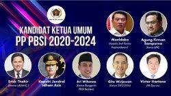 Para calon Ketum PP PBSI periode 2020-2024