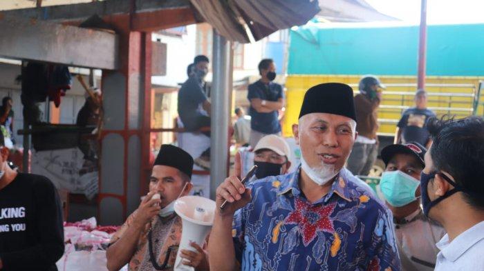 Calon Gubernur Sumatera Barat nomor urut 4, Mahyeldi Ansharullah berkunjung ke Bukik Batabuah, Koto Baru, Kabupaten Agam pada Kamis (12/11/2020).