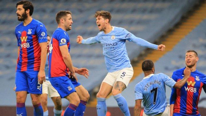Cetak dua gol ke gawang Crystal Palace, bek Manchester City John Stones incar Timnas Inggris