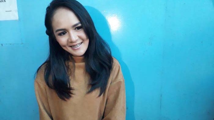 Chairunnisa alias Chacha, mantan istri Andika Mahesa vokalis Kangen Band, ditemui di Gedung Trans TV, Tendean, Jakarta Selatan, Kamis (28/3/2018).