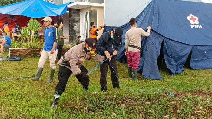Muspika Cileungsi siaga bencana alam. Berikan bantuan dan evakuasi warga