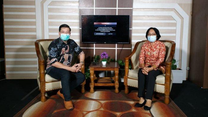 Desak Putu Kristian Purnamiasih, M.Kep., Ns.Sp.Kep.An, dosen spesialis keperawatan anak STIKES Ngesti Waluyo (kanan).