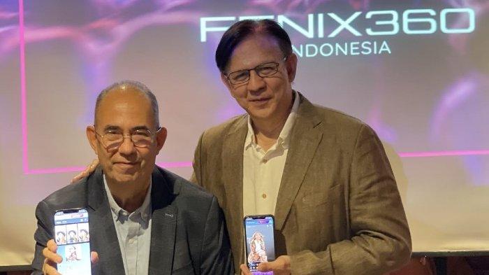 CEO FENIX360 Allan Klepfisz dan Sandy Monteiro selaku Advisor FENIX360 saat mengenalkan aplikasi FENIX360 di Vin+, Jalan Kemang Raya, Jakarta Selatan, Jumat (10/6/2022). FENIX360 adalah platform media sosial yang mendukung penjualan semua hasil karya melalui pengalaman baru dalam menghasilkan uang. Dengan teknologi blockchain, FENIX360 mengubah bisnis tradisional yang menyulitkan pencipta mendapatkan hasil maksimal atas karyanya.