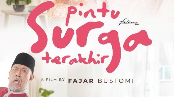 Indro Warkop membintangi film Pintu Surga Terakhir garapan sutradara Fajar Bustomi bersama Falcon Pictures. Film Pintu Surga Terakhir tayang di bioskop mulai 11 November 2021 dengan harga tiket hanya Rp 10.000.