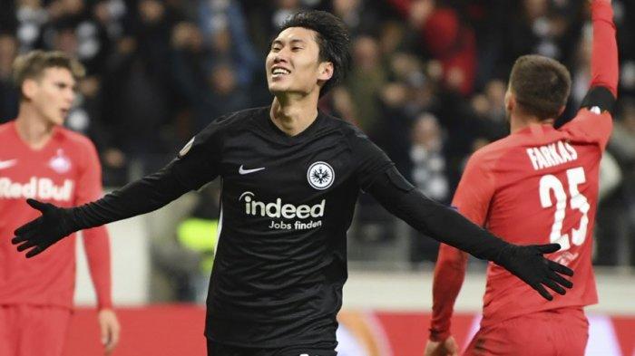 Gelandang serang Eintracht Frankfurt, Daichi Kamada (c) AP Photo