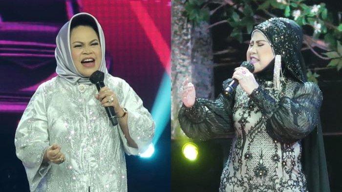 Hetty Koes Endang dan Elvy Sukaesih akan berduet di babak semifinal Rising Star Indonesia Dangdut, Senin (23/8/2021).