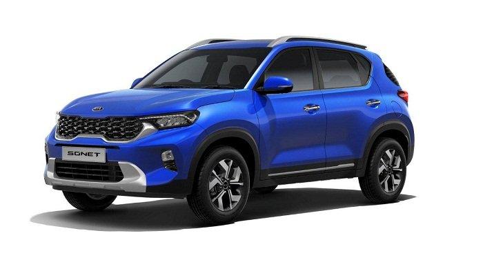Kia Sonet warna Intelligency Blue