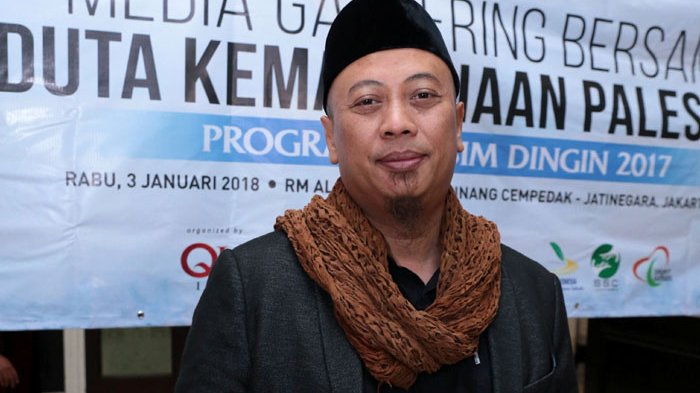 Opick ketika ditemui di Restoran Al Jazeerah, Cipedak Cipinang, Jakarta Timur, Rabu (3/1/2017).