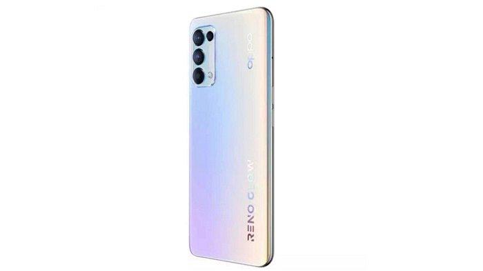 Bocoran wujud desain OPPO Reno5 yang siap meluncur di Tanah Air awal Januari 2021. Dari sisi desain, perangkat ini mirip Reno4. Bedanya, hanyalah jenis kamera depan yang diusung. Jika pada Reno4 mengusung kamera depan berjenis dual punch hole, pada Reno5 menganut single punch hole.