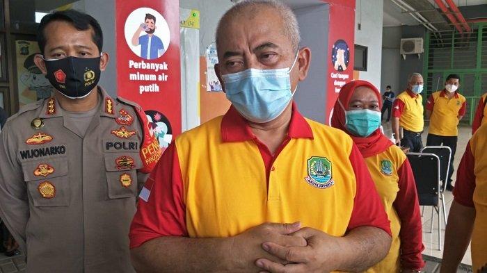 Wali Kota Rahmat Effendi di Stadion Candrabhaga, Kota Bekasi, Rabu (2/9/2020).