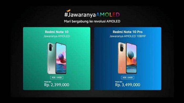 Redmi Note 10 dan Redmi Note 10 Pro
