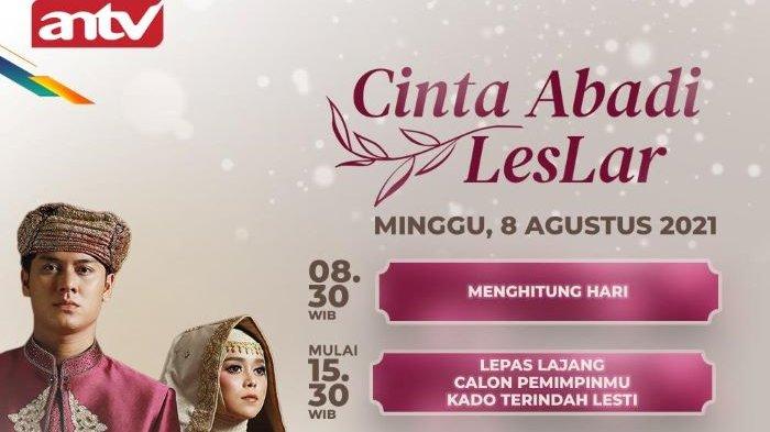 Rizky Billar dan Lesti Kejora siap melaksanakan Rangkaian Cinta Abadi Leslar ANTV, Minggu (8/8/2021). Siap nonton?