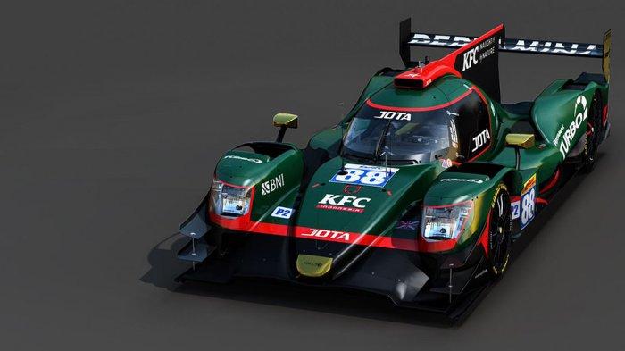 Ini mobil balap yang akan dgunakan oleh Sean Gelael diajang WEC bersama tim JOTA