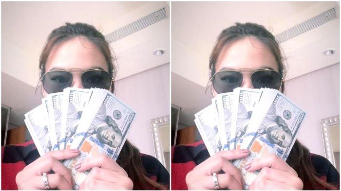 Shyalimar Malik membagikan give away uang tunai sebesar 400 Dollar AS lewat akun Instagram @shyalimarmalik17 hingga kanal YouTube, Selasa (2/3/2021).