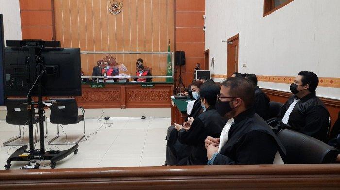 Suasana sidang perdana John Kei di Pengadilan Negeri Jakarta Barat pada Rabu (13/1/2021)