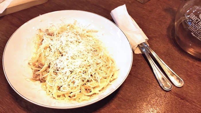 Spaghetti Carbonara, menu andalan Co-Laboreat.
