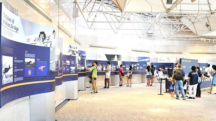 Singapore Airlines memiliki museum yang menceritakan perjalanan perusahaan mereka.