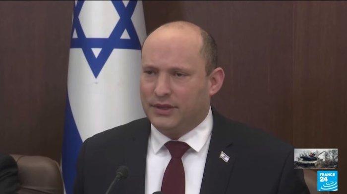 PM Israel Naftali Bennet menyampaikan akan membantu Ukraina mencari solusi konflik Rusia-Ukraina, 6 Maret 2022.