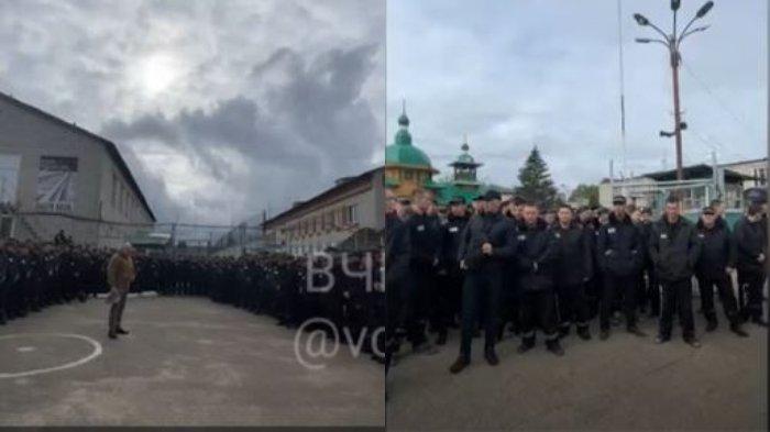 Yevgeny Prigozhin, seorang bos tentara bayaran asal Rusia yakni Grup Wagner terekam sedang merekrut kriminal di sebuah penjara di Rusia untuk membantu memerangi pasukan Ukraina.