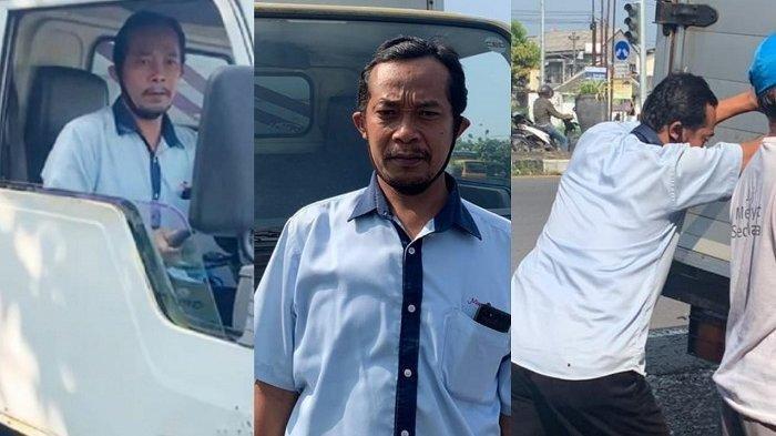 Penemu uang Rp 10 juta Joko Wardoyo (40) warga Dukuh Serut, Kelurahan Popongan, Kecamatan Karanganyar yang sehari-hari menjadi sopir di sebuah perusahaan, Kamis (8/4/2021).