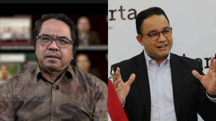 Kolase foto pakar komunikasi politik Ade Armando (kiri) dan Gubernur DKI Jakarta Anies Baswedan (kanan).