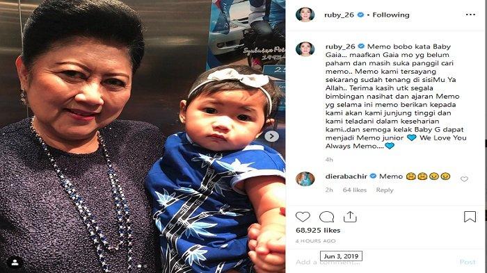 Ani Yudhoyono dan Baby Gaia