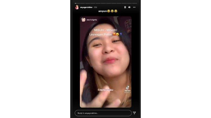 Anya Geraldine merespon warganet