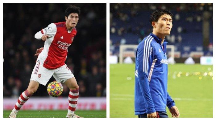 Bek kanan andalan Arsenal dan Timnas Jepang, Takehiro Tomiyasu.