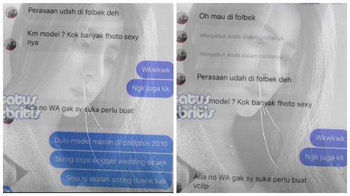 Beredar isi percakapan Sule dengan Tisya Erni lewat Instagram.