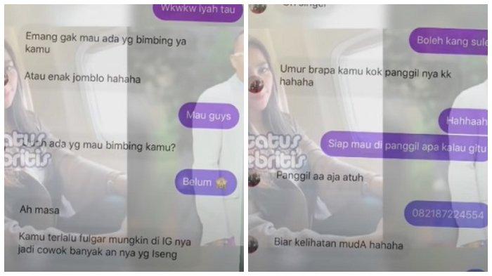 Beredar isi percakapan Sule dengan Tisya Erni lewat Instagram.