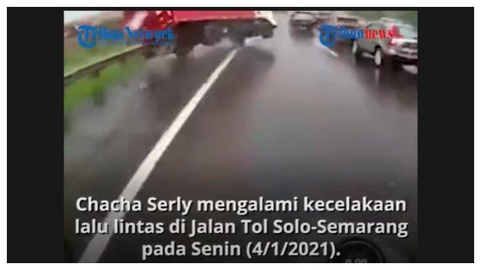 Beredar luas video detik-detik kecelakaan beruntun di tol Semarang-Solo KM 428.