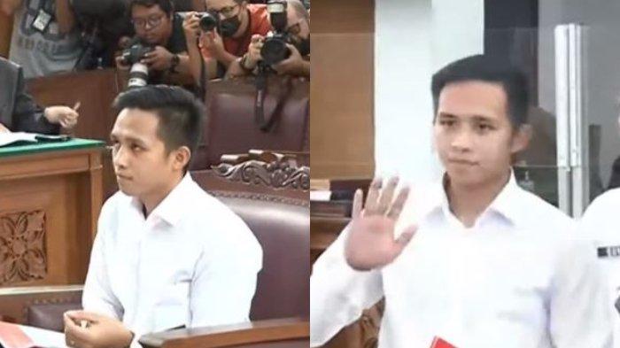 Sidang perdana dengan terdakwa Richard Eliezer Pudihang Lumiu alias Bharada E di Pengadilan Negeri Jakarta Selatan pada Selasa (18/10/2022). Sidang Perdana Bharada E di PN Jaksel Dimulai, Bharada Richard Eliezer Sempat Lambaikan Tangan.