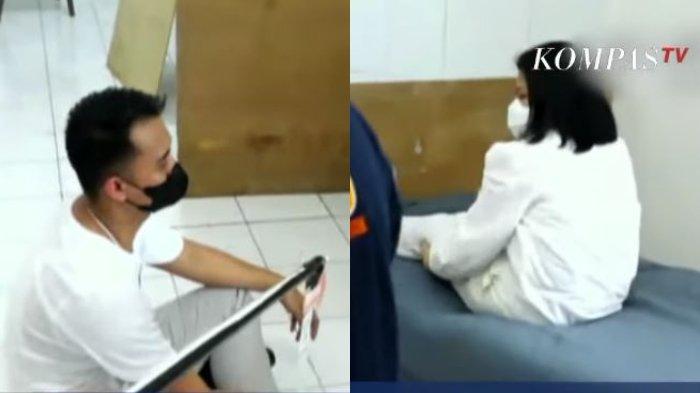 Salah satu adegan rekonstruksi kasus pembunuhan Brigadir J. Dalam adegan ini tampak Brigadir J duduk di lantai dan PC berbaring di kasur.