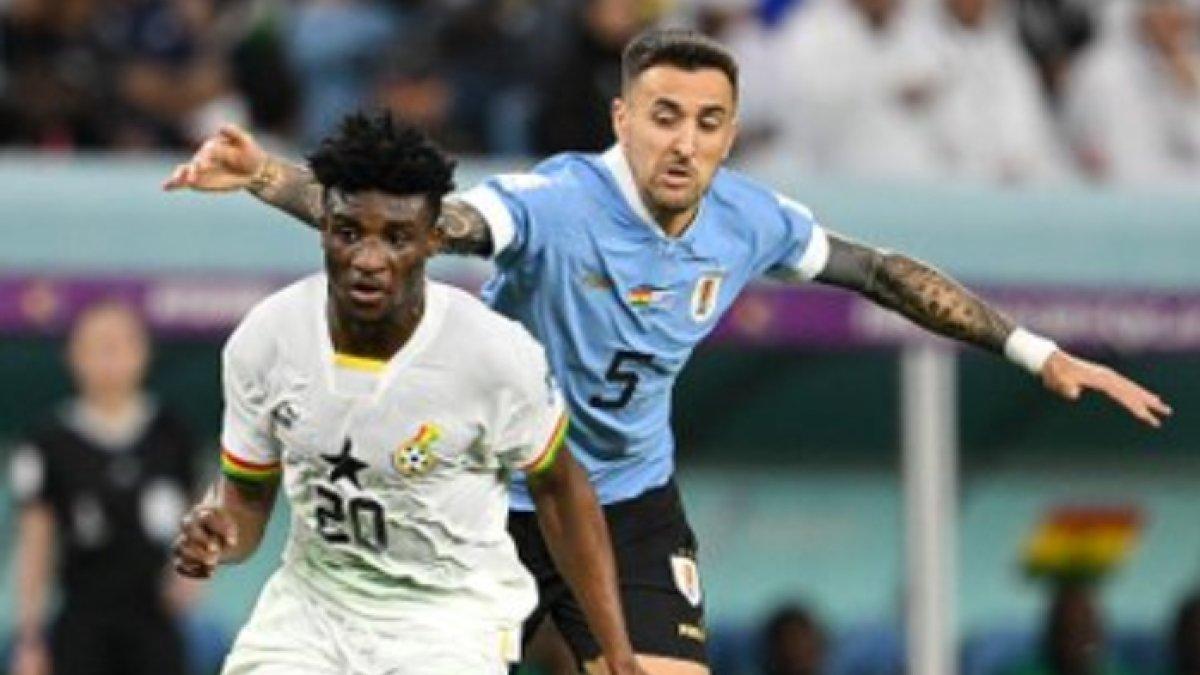 Cuplikan laga Timnas Ghana Vs Timnas Uruguay.