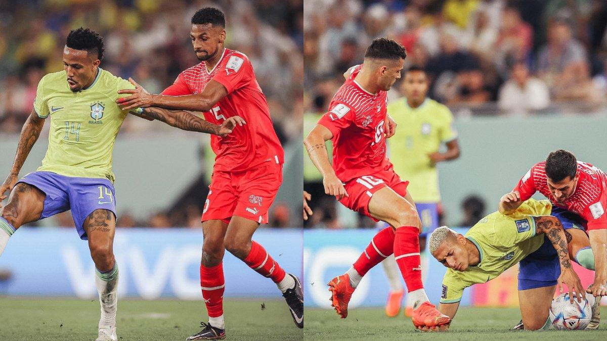 Cuplikan Timnas Brasil vs Swiss di Piala Dunia 2022, Senin (28/11/2022).