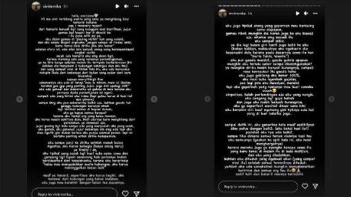 Isi curhatan Vivi Novika yang ungkap isu perselingkuhan bek andalan PSIS Semarang, Alfeandra Dewangga.