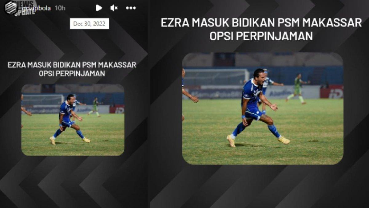 Ezra Walian kabarnya dibidik PSM Makassar dengan opsi pinjaman