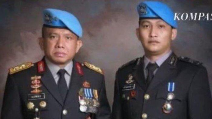 Potret eks Kadiv Propam Polri (Irjen Pol) Ferdy Sambo (kiri) bersama mantan ajudannya, mendiang Brigadir Nofriansyah Yosua Hutabarat (Brigadir J).