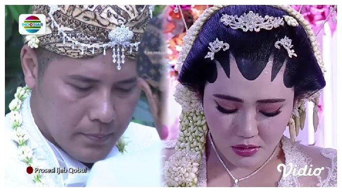 Prosesi akad nikah Via Vallen dan Chevra Yolanda, Jumat (15/7/2022).