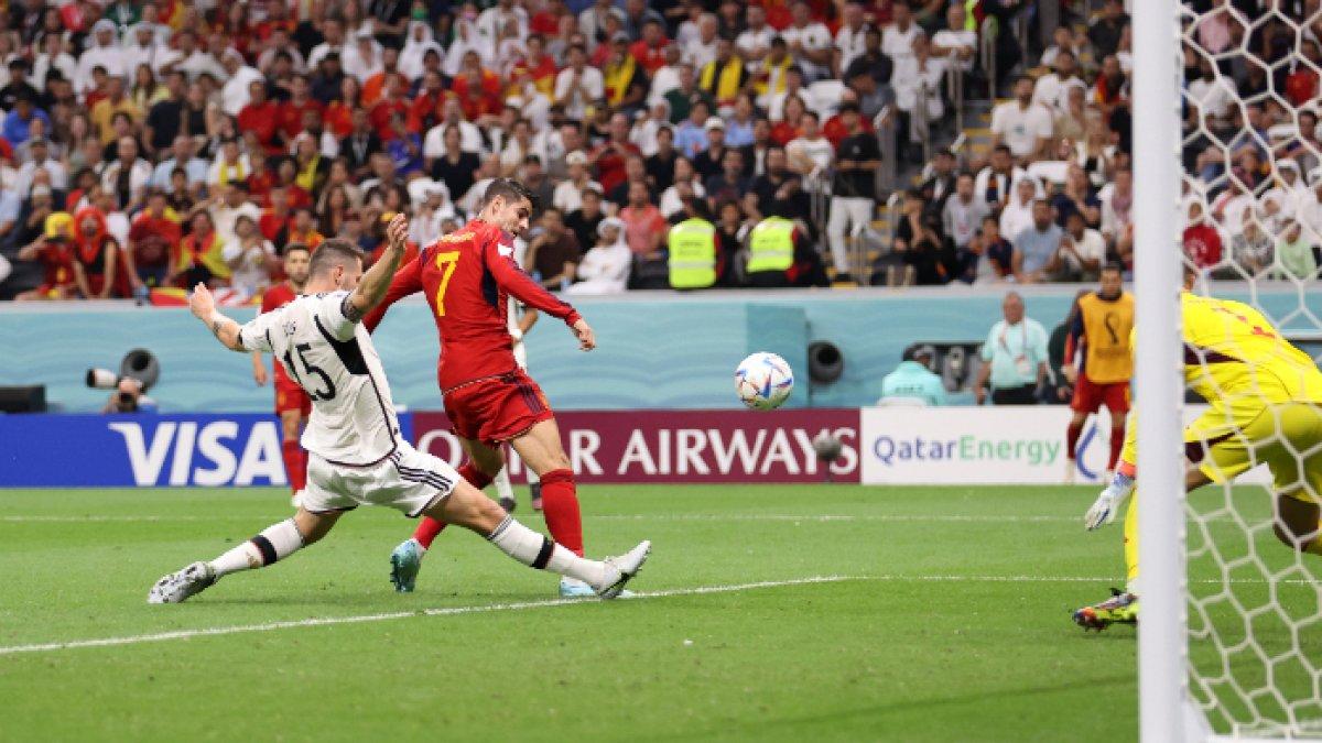 Cuplikan duel yang tersaji di laga Spanyol kontra Jerman di laga kedua grup E Piala Dunia 2022