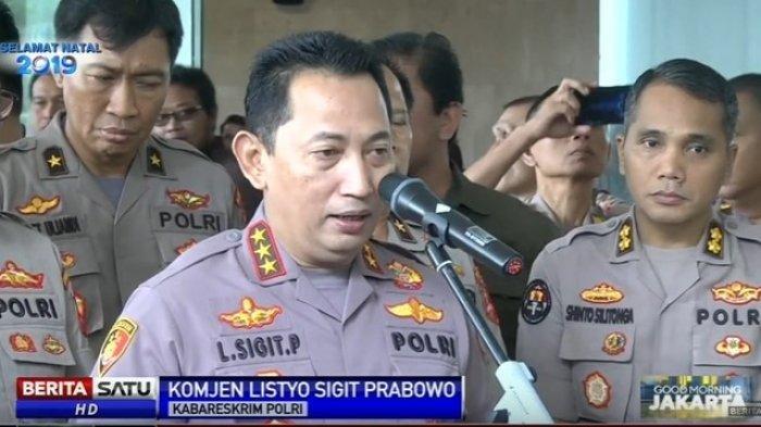 Kabareskrim Komjen Pol Listyo Sigit