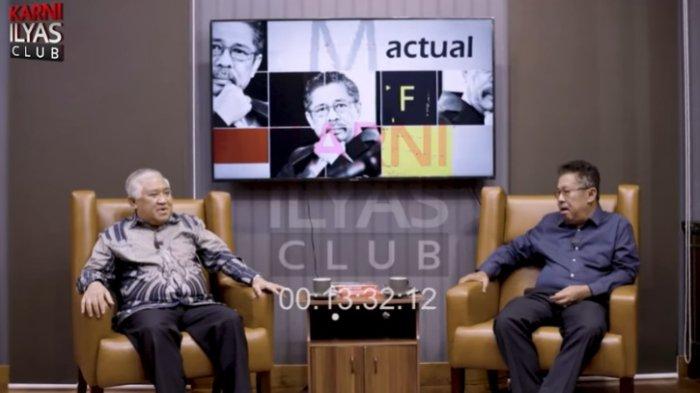 Karni Ilyas mengundang anggota Presidium KAMI Din Syamsuddin untuk membahas upaya pelaporan oleh GAR Alumni ITB, Minggu (21/2/2021).