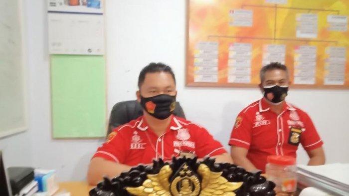 Kasat Rekrim Polres Mamasa, Iptu Dedi Yulianto saat membeberkan kronologi pencabulan tiga anak di bawah umur oleh seorang pria di Kecamatan Messawa, Kabupatan Mamasa, Sulawesi Barat,
