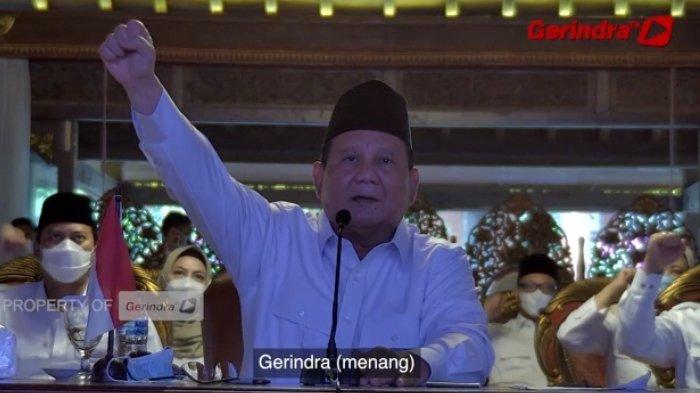 Ketua Umum Partai Gerindra Prabowo Subianto memberi pesan kepada para kadernya pada hari ulang tahun (HUT) ke-13 Partai Gerindra, diunggah Senin (8/2/2021). Prabowo berpesan kepada kadernya agar jangan takut berkorban dan difitnah demi tujuan partai.