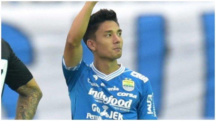 Kim Jeffrey Kurniawan pemain Persib yang berhasil cetak gol pada laga kontra PS Tira Persikabo di laga pembuka Piala Presiden pada Sabtu (2/3/2019)